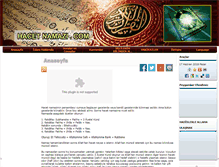 Tablet Screenshot of hacetnamazi.com